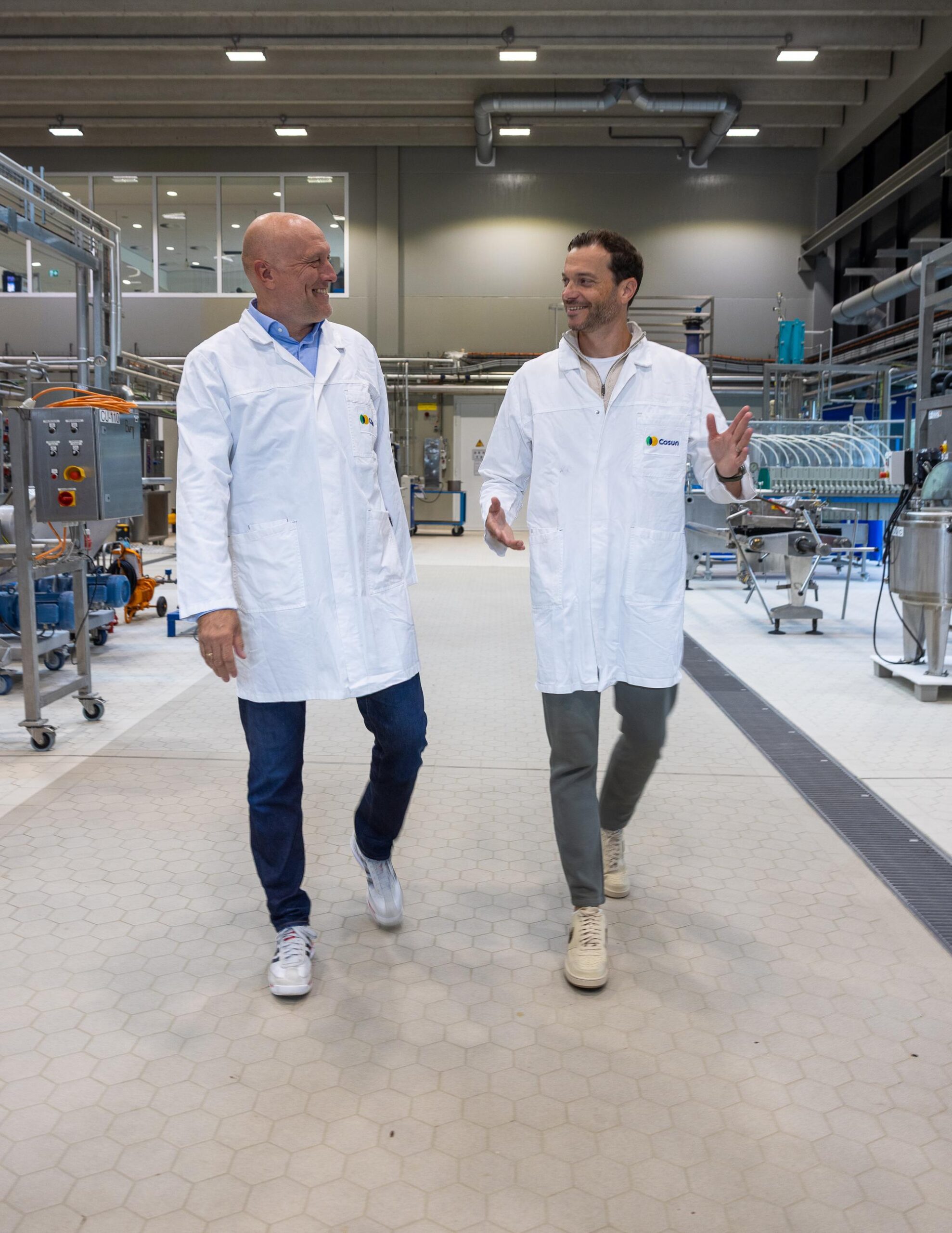 Jeroen van den Boezem van NIRAS (links) en Michiel Pronk, Cosun Ingredients