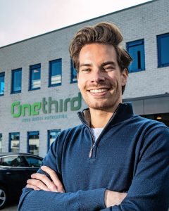 Laurens Drapers (OneThird) gaat met sensoren voedselverspilling tegen. - Foto: Ronald Hissink